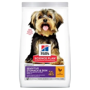 Hill's Science Plan Small & Miniature Adult 1+ Sensitives Stomach & Skin, Huhn 6 Kg 1 Hill's Science Plan Small & Miniature Adult 1+ Sensitives Stomach & Skin, Huhn 6 Kg