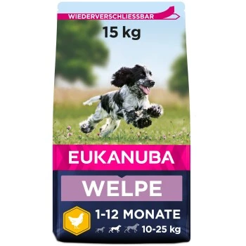 EUKANUBA Puppy Medium Breed Chicken 15 Kg 1 EUKANUBA Puppy Medium Breed Chicken 15 Kg