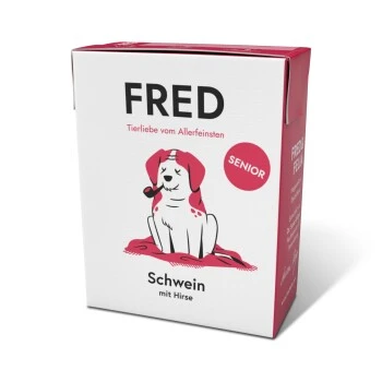 Fred & Felia FRED 10x390g SENIOR Schwein 1 Fred & Felia FRED 10x390g SENIOR Schwein