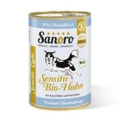 Sanoro Sensitiv BIO-Huhn Mit BIO-Gemüse 12x400g