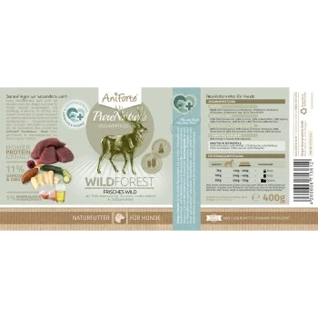 Aniforte WildForest Wild Mit Zucchini 2,4 Kg 2 Aniforte WildForest Wild Mit Zucchini 2,4 Kg – Bild 2