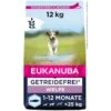 EUKANUBA Welpenfutter Getreidefrei Für Kleine Und Mittelgroße Rassen 2x12kg