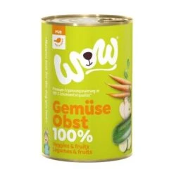 WOW Pur Adult Gemüse Obst 6x400g
