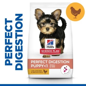 Hill's Science Plan Perfect Digestion Puppy Small & Mini Mit Huhn Und Reis 1,5 Kg 4 Hill's Science Plan Perfect Digestion Puppy Small & Mini Mit Huhn Und Reis 1,5 Kg – Bild 4
