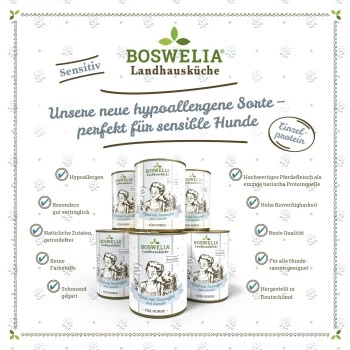 Betty's Landhausküche Pferd & Kartoffel & Distelöl 6 X 400g Für Hund 5 Betty's Landhausküche Pferd & Kartoffel & Distelöl 6 X 400g Für Hund – Bild 5