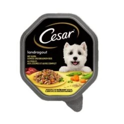 Cesar Landragout 14x150g Huhn-Stückchen, Naturreis Und Gemüse