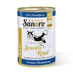 Sanoro Sensitiv Rind Mit BIO-Gemüse - 12x400g
