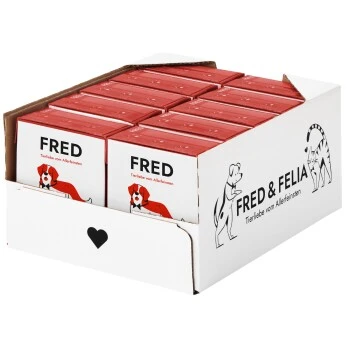 Fred & Felia FRED 10x390g Rind Mit Nudeln 2 Fred & Felia FRED 10x390g Rind Mit Nudeln – Bild 2