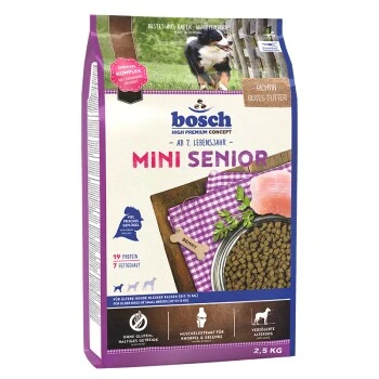 Bosch Mini Senior Geflügel 2,5 Kg 1 Bosch Mini Senior Geflügel 2,5 Kg