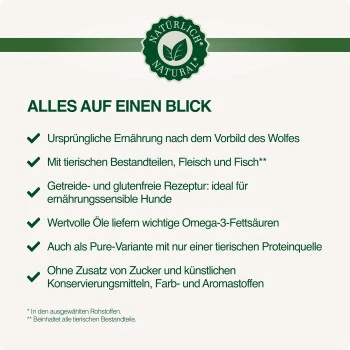 REAL NATURE WILDERNESS Wurst Adult 6x800g Best Beef - Rind Mit Amaranth & Karotte 3 REAL NATURE WILDERNESS Wurst Adult 6x800g Best Beef - Rind Mit Amaranth & Karotte – Bild 3